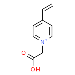 ChemSpider 2D Image | 1-(Carboxymethyl)-4-vinylpyridinium | C9H10NO2