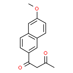 ChemSpider 2D Image | 1-(6-Methoxy-2-naphthyl)-1,3-butanedione | C15H14O3