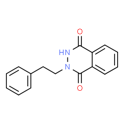 ChemSpider 2D Image | 2-phenethyl-2,3-dihydro-phthalazine-1,4-dione | C16H14N2O2
