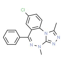 ChemSpider 2D Image | BzT-7 | C17H14ClN5