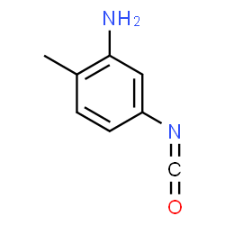 ChemSpider 2D Image | 5-Isocyanato-2-methylaniline | C8H8N2O
