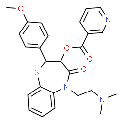 ChemSpider 2D Image | Nictiazem | C26H27N3O4S