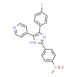 ChemSpider 2D Image | SB 203580 | C21H16FN3OS