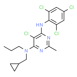 ChemSpider 2D Image | NBI27914 | C18H20Cl4N4
