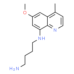 ChemSpider 2D Image | N-(6-Methoxy-4-methyl-8-quinolinyl)-1,4-butanediamine | C15H21N3O