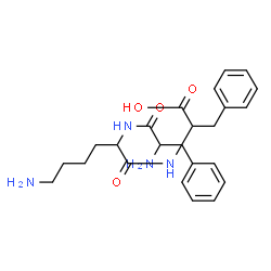 ChemSpider 2D Image | phe-lys-phe | C24H32N4O4