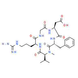 ChemSpider 2D Image | cilengitide | C27H40N8O7
