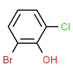 ChemSpider 2D Image | 2-Bromo-6-chlorophenol | C6H4BrClO