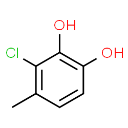 ChemSpider 2D Image | 3-chloro-4-methylcatechol | C7H7ClO2