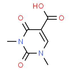 ChemSpider 2D Image | 1,3-Dimethyl-2,4-dioxo-1,2,3,4-tetrahydro-5-pyrimidinecarboxylic acid | C7H8N2O4