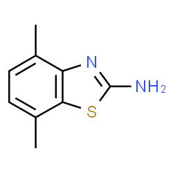ChemSpider 2D Image | 4,7-Dimethyl-benzothiazol-2-ylamine | C9H10N2S