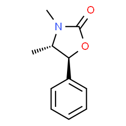 ChemSpider 2D Image | (4S,5S)-3,4-Dimethyl-5-phenyl-1,3-oxazolidin-2-one | C11H13NO2