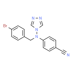 ChemSpider 2D Image | YM 511 | C16H12BrN5