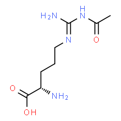 ChemSpider 2D Image | (E)-N~5~-[Acetamido(amino)methylene]-L-ornithine | C8H16N4O3