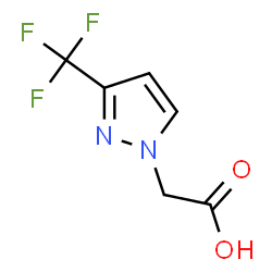 ChemSpider 2D Image | [3-(TRIFLUOROMETHYL)PYRAZOL-1-YL]ACETIC ACID | C6H5F3N2O2