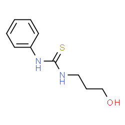 ChemSpider 2D Image | 1-(3-Hydroxypropyl)-3-phenylthiourea | C10H14N2OS