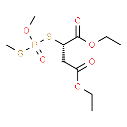 ChemSpider 2D Image | Diethyl (2S)-2-{[methoxy(methylsulfanyl)phosphoryl]sulfanyl}succinate | C10H19O6PS2