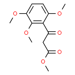 ChemSpider 2D Image | Methyl 3-oxo-3-(2,3,6-trimethoxyphenyl)propanoate | C13H16O6
