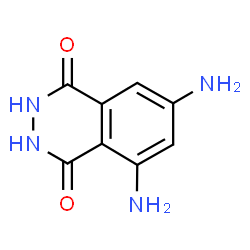 ChemSpider 2D Image | 3,5-diaminophthalhydrazide | C8H8N4O2