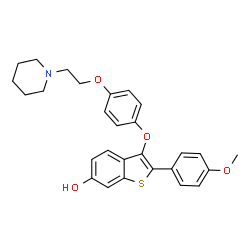 ChemSpider 2D Image | Arzoxifene | C28H29NO4S