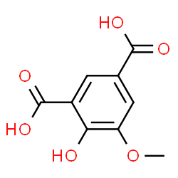 ChemSpider 2D Image | 5-carboxyvanillic acid | C9H8O6
