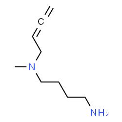 ChemSpider 2D Image | N-(2,3-Butadien-1-yl)-N-methyl-1,4-butanediamine | C9H18N2