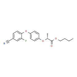 ChemSpider 2D Image | Cyhalofop-butyl | C20H20FNO4