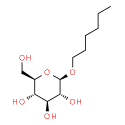ChemSpider 2D Image | Hexyl b-D-glucopyranoside | C12H24O6