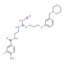 ChemSpider 2D Image | Iodoaminopotentidine | C26H34IN7O2