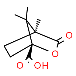 ChemSpider 2D Image | (+)-CAMPHANIC ACID | C10H14O4