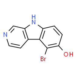 ChemSpider 2D Image | eudistomin D | C11H7BrN2O