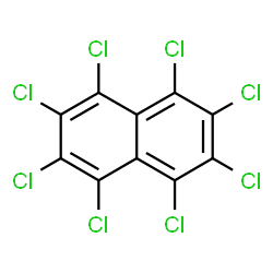 ChemSpider 2D Image | Octachloronaphthalene | C10Cl8