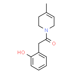 ChemSpider 2D Image | 4-Picoline, 1,2,3,6-tetrahydro-1-((o-hydroxyphenyl)acetyl)- | C14H17NO2