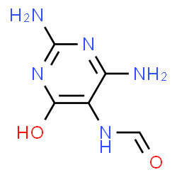 ChemSpider 2D Image | 2,6-Diamino-4-oxo-5-formamidopyrimidine | C5H7N5O2