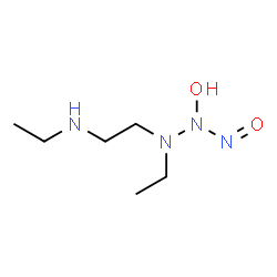 ChemSpider 2D Image | 1-Ethyl-1-[2-(ethylamino)ethyl]-2-hydroxy-3-oxotriazane | C6H16N4O2
