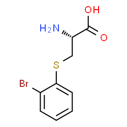 ChemSpider 2D Image | L-Cysteine, S-(bromophenyl)- | C9H10BrNO2S