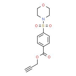 ChemSpider 2D Image | 2-Propyn-1-yl 4-(4-morpholinylsulfonyl)benzoate | C14H15NO5S