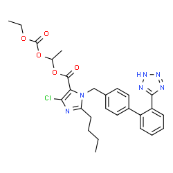ChemSpider 2D Image | Elisartan | C27H29ClN6O5