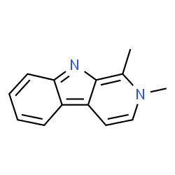 ChemSpider 2D Image | 1,2-Dimethyl-2H-beta-carboline | C13H12N2
