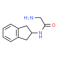 ChemSpider 2D Image | N-(2,3-Dihydro-1H-inden-2-yl)glycinamide | C11H14N2O
