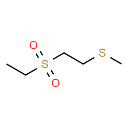 ChemSpider 2D Image | 1-(Ethylsulfonyl)-2-(methylsulfanyl)ethane | C5H12O2S2