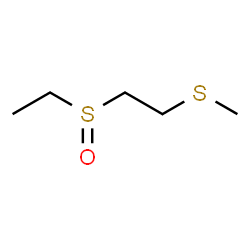 ChemSpider 2D Image | 1-(Ethylsulfinyl)-2-(methylsulfanyl)ethane | C5H12OS2