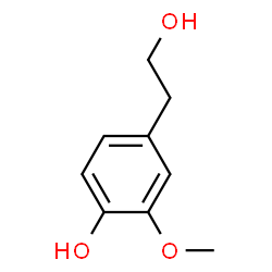 ChemSpider 2D Image | Homovanillyl alcohol | C9H12O3