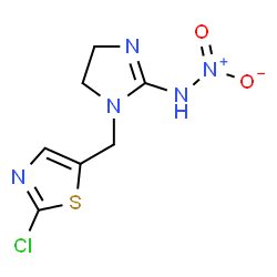 ChemSpider 2D Image | imidaclothiz | C7H8ClN5O2S
