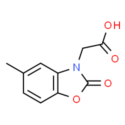 ChemSpider 2D Image | (5-Methyl-2-oxo-benzooxazol-3-yl)-acetic acid | C10H9NO4