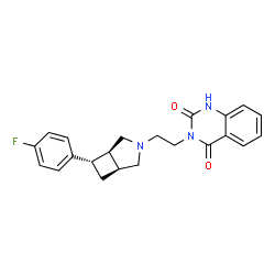 ChemSpider 2D Image | Belaperidone | C22H22FN3O2