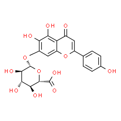 ChemSpider 2D Image | Scutellarin | C21H18O12