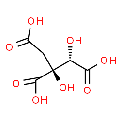 ChemSpider 2D Image | (-)-HYDROXYCITRIC ACID | C6H8O8