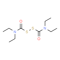 ChemSpider 2D Image | Bis(diethylcarbamoyl)disulfide | C10H20N2O2S2