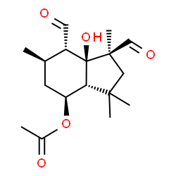 ChemSpider 2D Image | Botrydial | C17H26O5